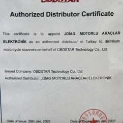 OBDSTAR MotoMaster Motosiklet Arıza Tespit Cihazı